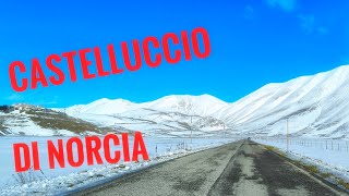 Salendo a Castelluccio di Norcia