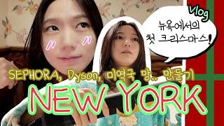 NEW YORK VLOG | 12월의 뉴욕! 연말 선물 개봉하고 코스트코 게다리 먹기, 하루종일 뒹굴거리는 뉴욕 일상