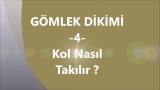 GÖMLEK DİKİMİ -4- Omuz-Kol ve Yan Nasıl Dikilir ?