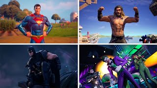 FORTNITE ALL DC CROSSOVER TRAILERS (Seasons 1 – 17)