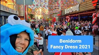 Benidorm - Fancy dress day - November fiestas 2021 - part 1 British strip