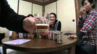 Asahi Larger Beer Japanese Taste test review, let's get DRUNK!! [wow-pow]