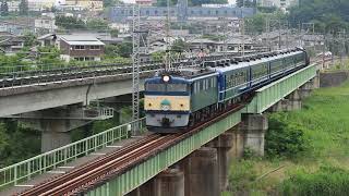 9135ﾚ　EF60-19[高]ELぐんまよこかわ号(旅客列車最終牽引)　群馬八幡～安中