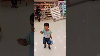 na shopping ayipoyindi|| rishibabu fun at vijetha supermarket #babyfunnyvideo #baby