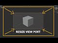 Blender Camera Fit View - Camera from View - Default method Orange line