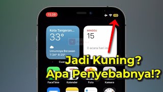 Kenapa Icon Baterai iPhone Jadi Warna Kuning? Apa Tanda atau Artinya?