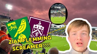 ZIAN FLEMMING SCORES GOAL OF THE SEASON | NORWICH VS BURNLEY VLOG!!!