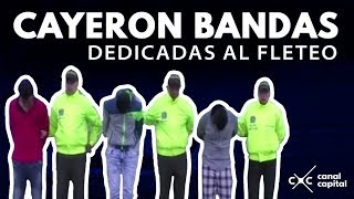 Policía desarticuló bandas dedicadas al fleteo en Bogotá