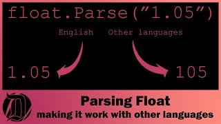 Parsing Floats with unity not working for non english languages, easy fix tutorial for Unity.