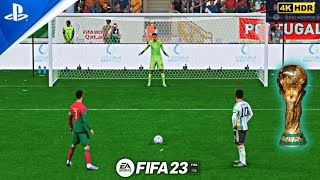FIFA 23 - Only Penalty Short Cristiano Ronaldo Goal On Ps5 ( 4K 60FPS ) #ps5 #8xofficial #fifa23