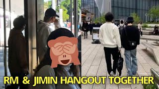 Jimin \u0026 Namjoon Spotted Celebrating BTS 10th Anniversary Together in Seoul, RM \u0026 Jimin Dinner jin v