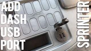 T1N 2006 Sprinter Dash USB Port Upgrade