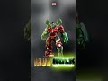 IRON HULK || TRANSFORM ART || #shorts #youtubeshorts