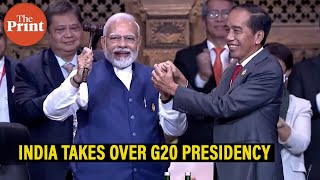 India officially takes over G20 presidency for 2023, Bali summit ends