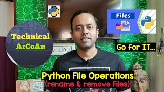 How to Rename & Delete Files in Python | Rename + Delete Files (Step-by-Step) #python #filehandling