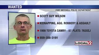 Ft. Mitchell searching for man wanted for kidnapping, robbery