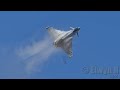 spectacular raf typhoon display with epic vapour southport airshow