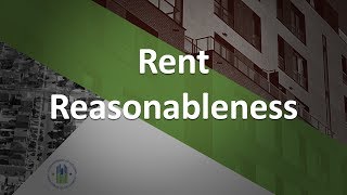 Implementing HUD's SAFMRs Rule: Rent Reasonableness