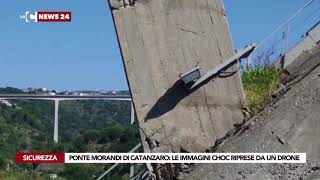 PONTE MORANDI DI CATANZARO LE IMMAGINI CHOC RIPRESE DA UN DRONE