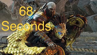 Valkyrie Queen Gna got Deleted in 68 Seconds | Hardest Difficulty | No Damage | God of war Ragnarok