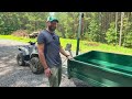 woodland mills multilander atv dump trailer review