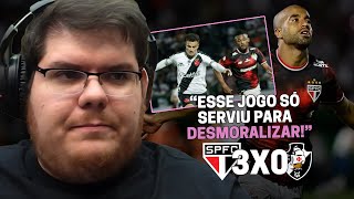 CASIMIRO REAGE: SÃO PAULO 3 X 0 VASCO - BRASILEIRÃO 2024 | Cortes do Casimito