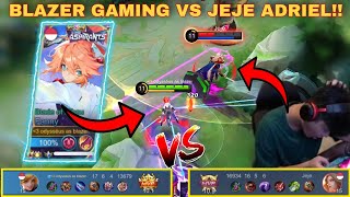 REACTION JEJE KETEMU FANNY BLAZER!! PERTARUNGAN DUA ASSASIN AUTO STAR SYNDROME | Mobile Legends