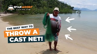 A clean way to throw a cast net