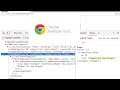 Chrome Dev Tools and Console Tricks