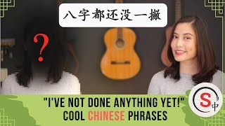"I've not done anything yet!" - Cool Chinese Phrases from Skritter