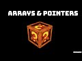 5.0.1 The C programming language: arrays and pointers
