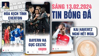 TIN BÓNG ĐÁ 13/2: LIVERPOOL HÒA KỊCH TÍNH EVERTON, BAYERN HẠ GỤC CELTIC, KAI HAVERTZ NGHỈ HẾT MÙA