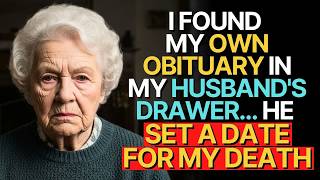 I Found My Own Obituary in My Husband’s Drawer… The Date on It Had Not Come Yet