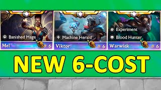 NEW 6-COST Mel, Warwick and Viktor! | TFT into the Arcane