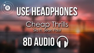 Sia - Cheap Thrills (8D AUDIO)