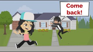 Nora RUNS AWAY from home | Funny English Story | English Conversation | Nora English