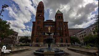 Timelapse of the Bexar County Courthouse in San Antonio, Texas