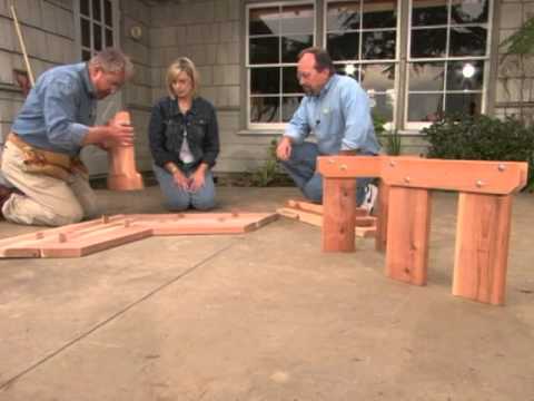 How to Build a Bench Around a Tree How to Build a Bench Around a Tree