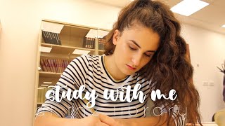 STUDY WITH ME at the library
