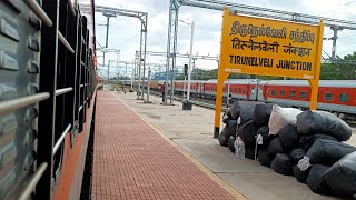 TIRUNELVELI TO MADURAI TRAIN JOURNEY| 16352 Nagercoil to Mumbai Express