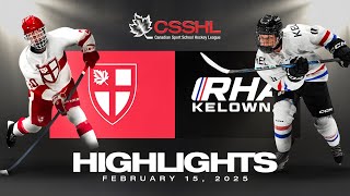 St. George's School vs RHA Kelowna U15 Prep 2/15 | CSSHL Highlights