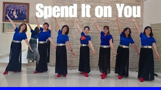 Spend It on You Line Dance (demo & count)