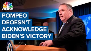 Sec. of State Mike Pompeo: 'There will be a smooth transition to a second Trump administration'