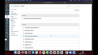 Canvas Basics: Navigating a Class