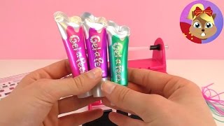 美国3D手工自制儿童套装DIY 制作彩色荧光手机套首饰挂件装饰 Gel a Peel