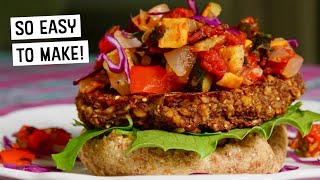 Plant-Based Cooking Demo: Delicious Summer Dishes (Baked Tempeh Burger and more)