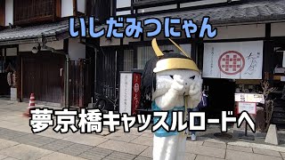 みつにゃん散歩(夢京橋キャッスルロードを散歩するの巻)