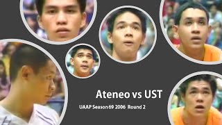 Ateneo vs UST OT Game 2006 UAAP 69 Intal Chris Tiu Escalona vs Jervy Cruz Dylan Ababou Evangelista