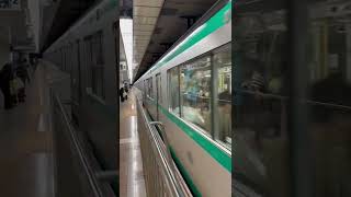 新神戸駅　西神中央行き発車