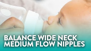 Evenflo Balance Wide Neck Medium Flow Nipples